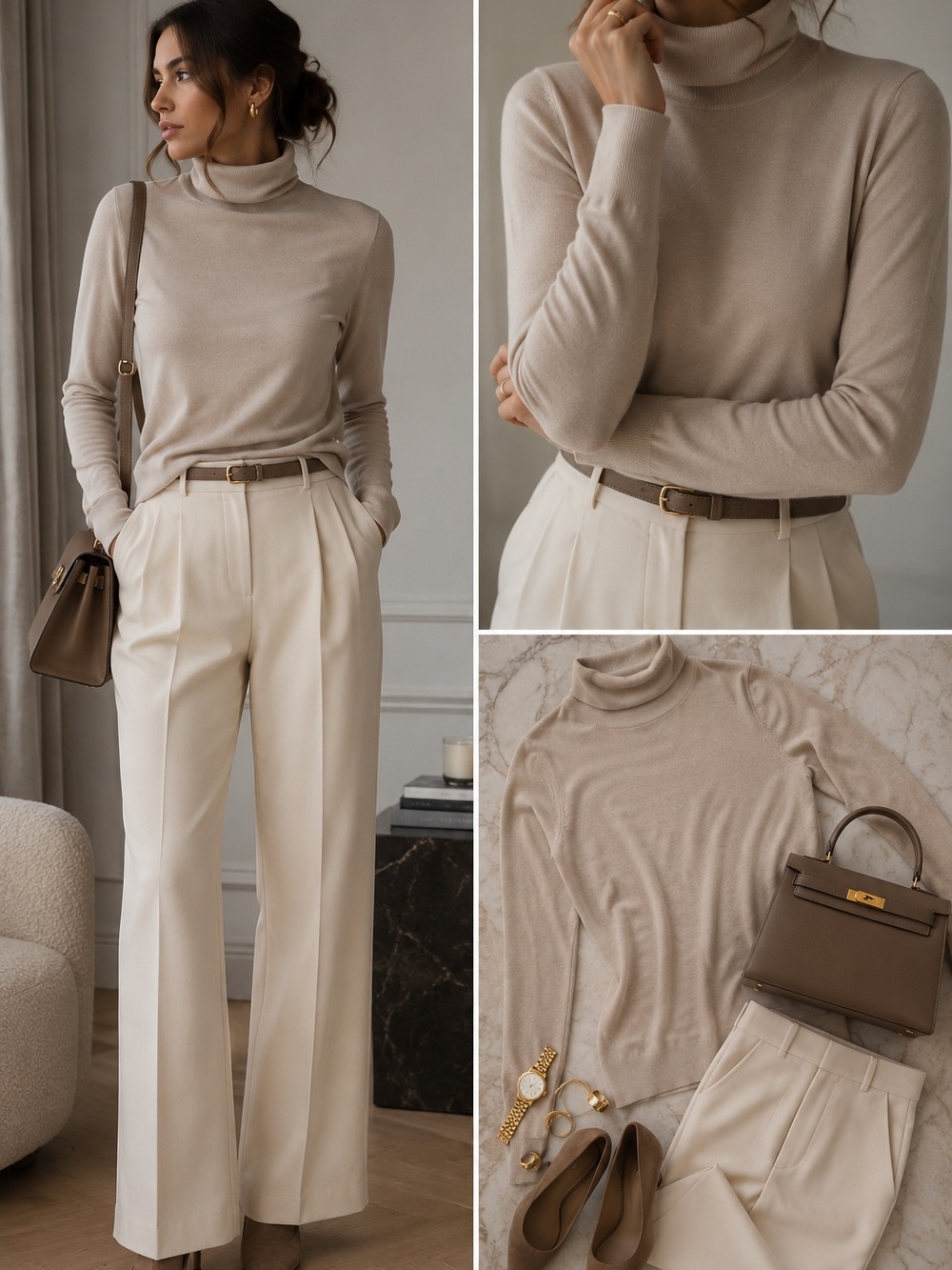 Falconeri 100% Cashmere Lightweight Turtleneck Top – Size M